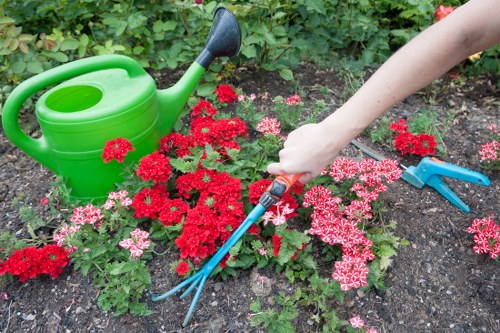 Team clearing garden waste to create an eco-friendly waste disposal area in Bayswater